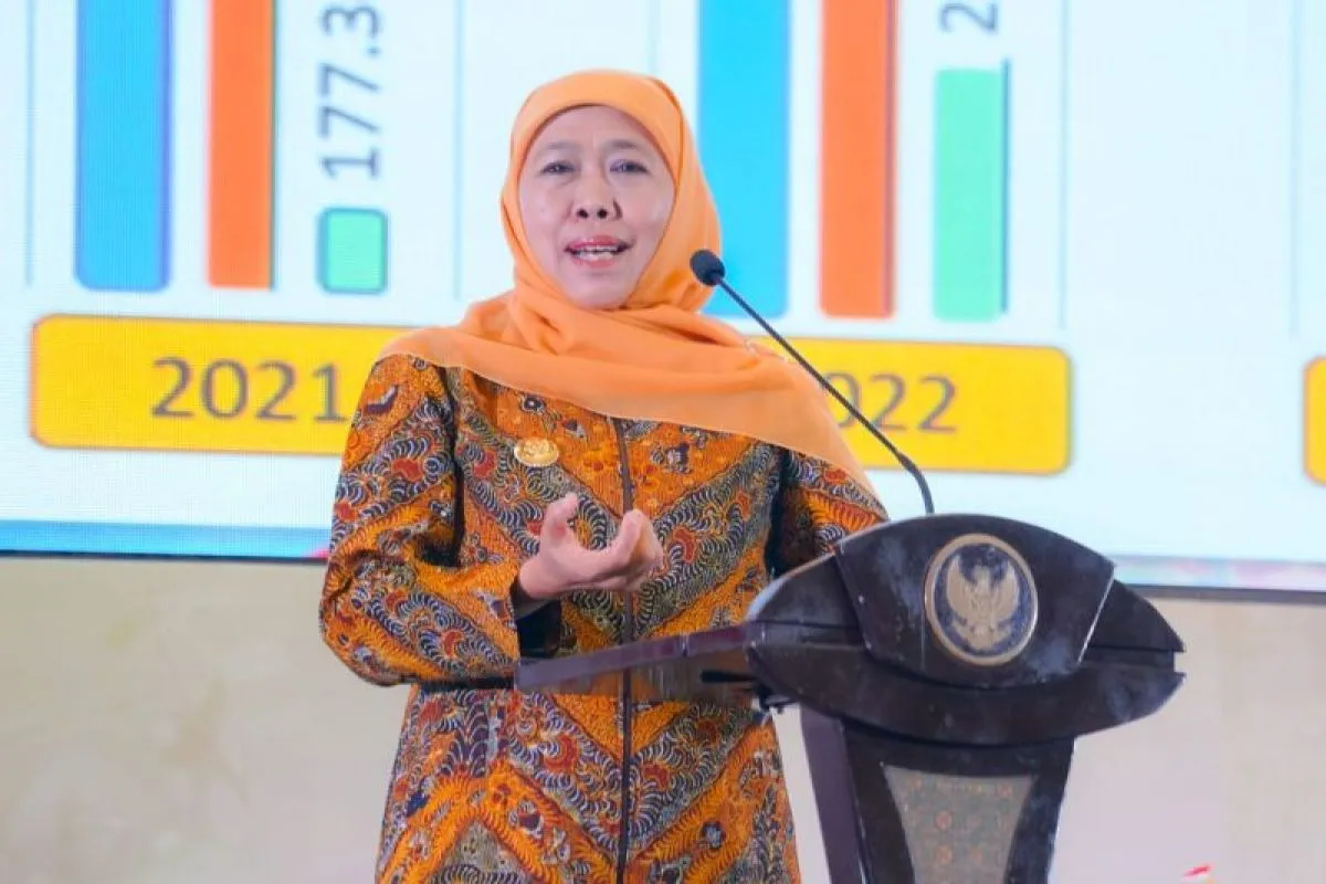 Khofifah Ajak Warga Jatim Rayakan Tahun Baru Tanpa Kembang Api, Ini Alasannya