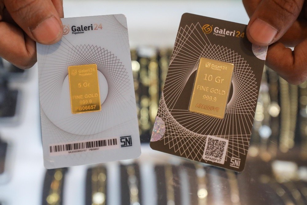 Harga Emas UBS dan Galeri24 di Pegadaian Kompak Stabil pada Senin