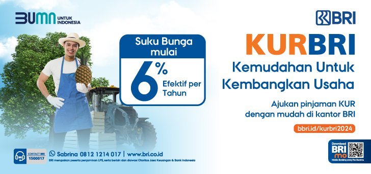  Cicilan KUR BRI 2025, Cek Rincian Angsuran Semua Plafon