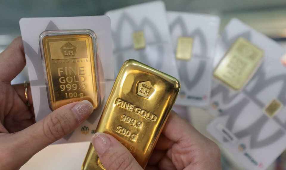 Harga Emas Antam Logam Mulia Melemah, Cek Pergerakan Terbarunya