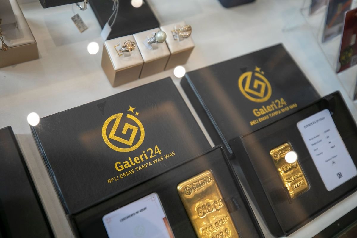 Pegadaian Catat Kenaikan Harga Emas UBS dan Galeri24 Sabtu Ini