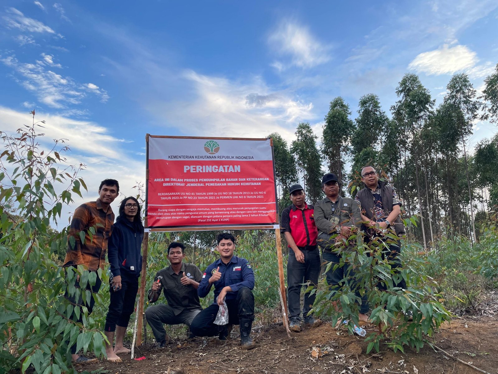 Kayu Ilegal Disita, Lokasi PHAT di Sumut Disegel Gakkum