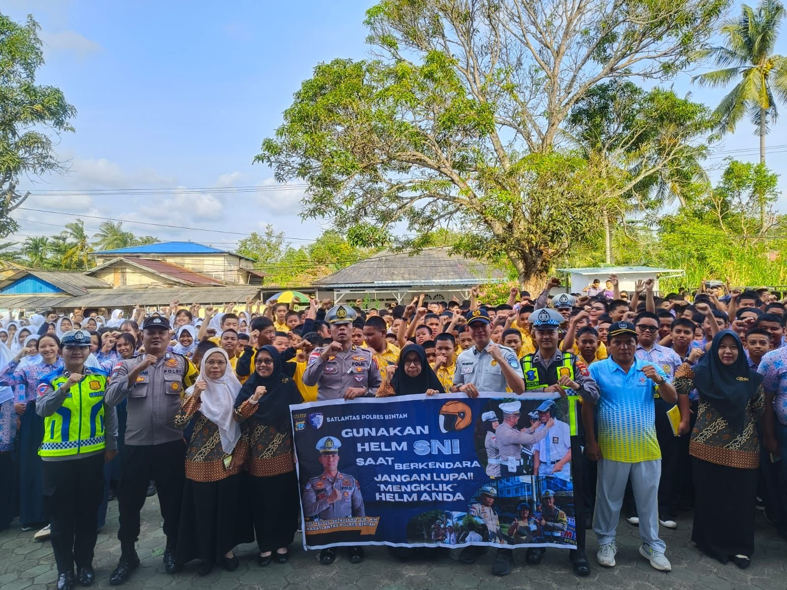 Jasa Raharja Gelar Kegiatan PPKL di SMP Negeri 12 Tanjung Uban