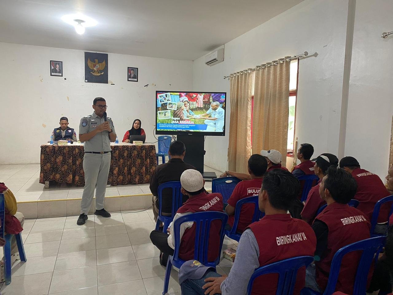 Tingkatkan Kesadaran Tertib Berlalu Lintas, Jasa Raharja Sulsel Gelar Sosialisasi Keselamatan dan Layanan Kesehatan di Bulurokeng