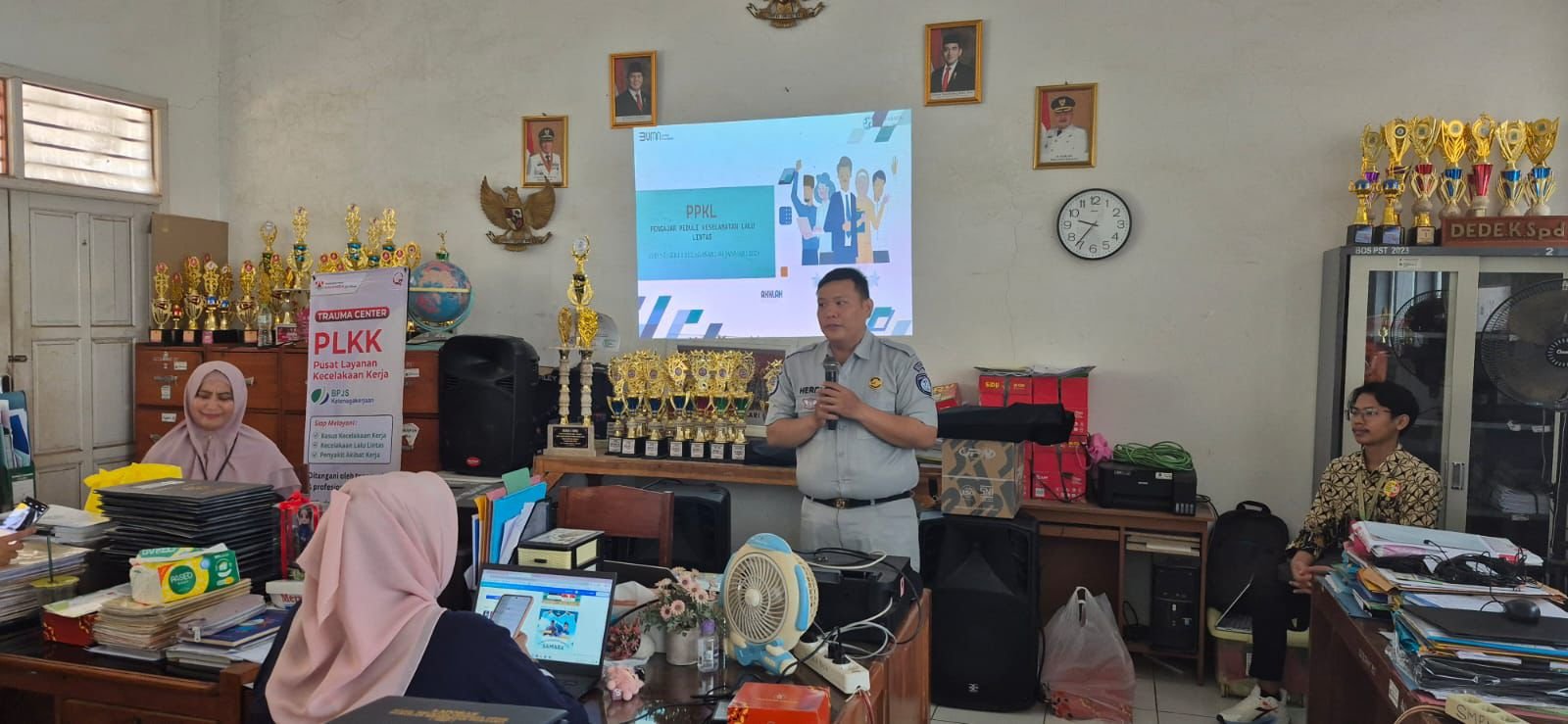 Bangun Generasi Pelajar Sadar Keselamatan, Jasa Raharja Gelar Program Edukasi Lalu Lintas di SMPN 1 Telagasari