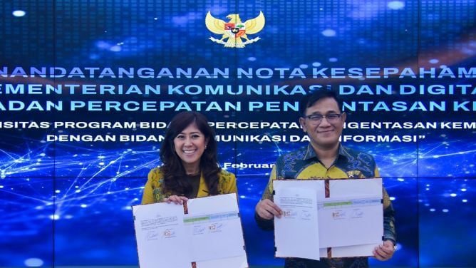 Kemkomdigi Gandeng BP Taskin Kembangkan Teknologi Pemantau Bantuan Sosial
