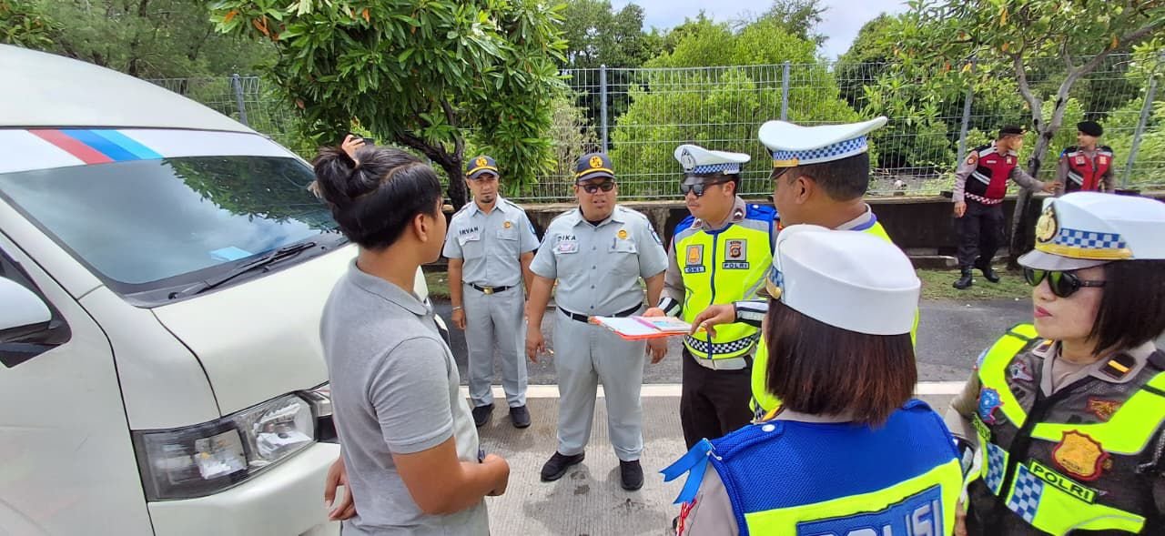 Perkuat Keselamatan dan Perlindungan Penumpang, PT Jasa Raharja Kantor Wilayah Bali Gelar Ramp Check di Tol Bali Mandara
