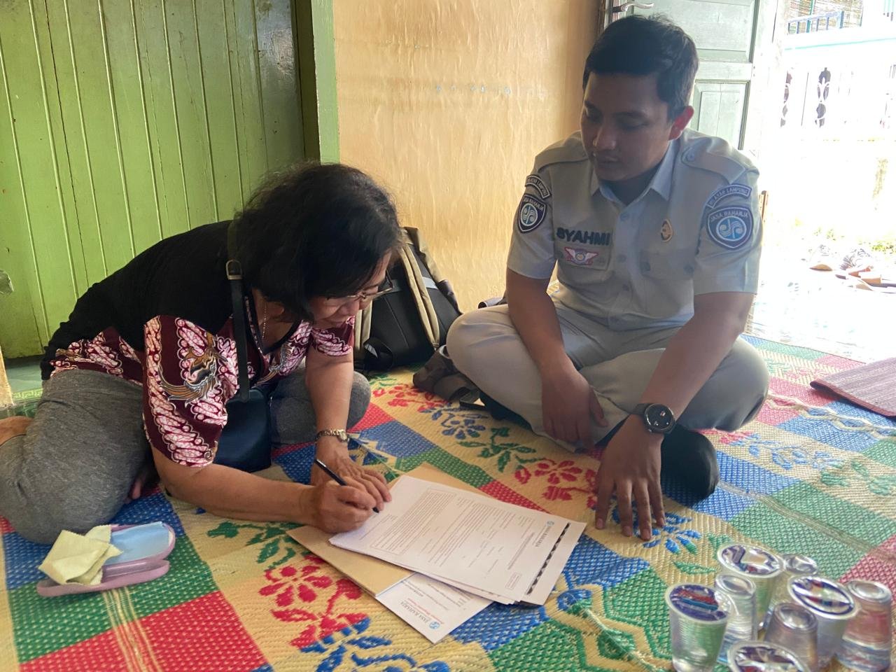 Jasa Raharja Wilayah Lampung Tunjukkan Gerak Cepat Salurkan Santunan kepada Ahli Waris Korban Kecelakaan