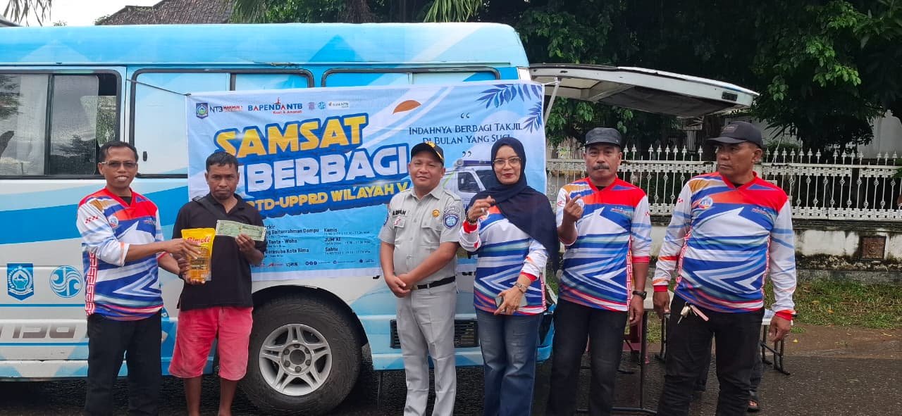 Jasa Raharja Bima Hadir dalam Samsat Berbagi di Taman Ria Dae La Kosa