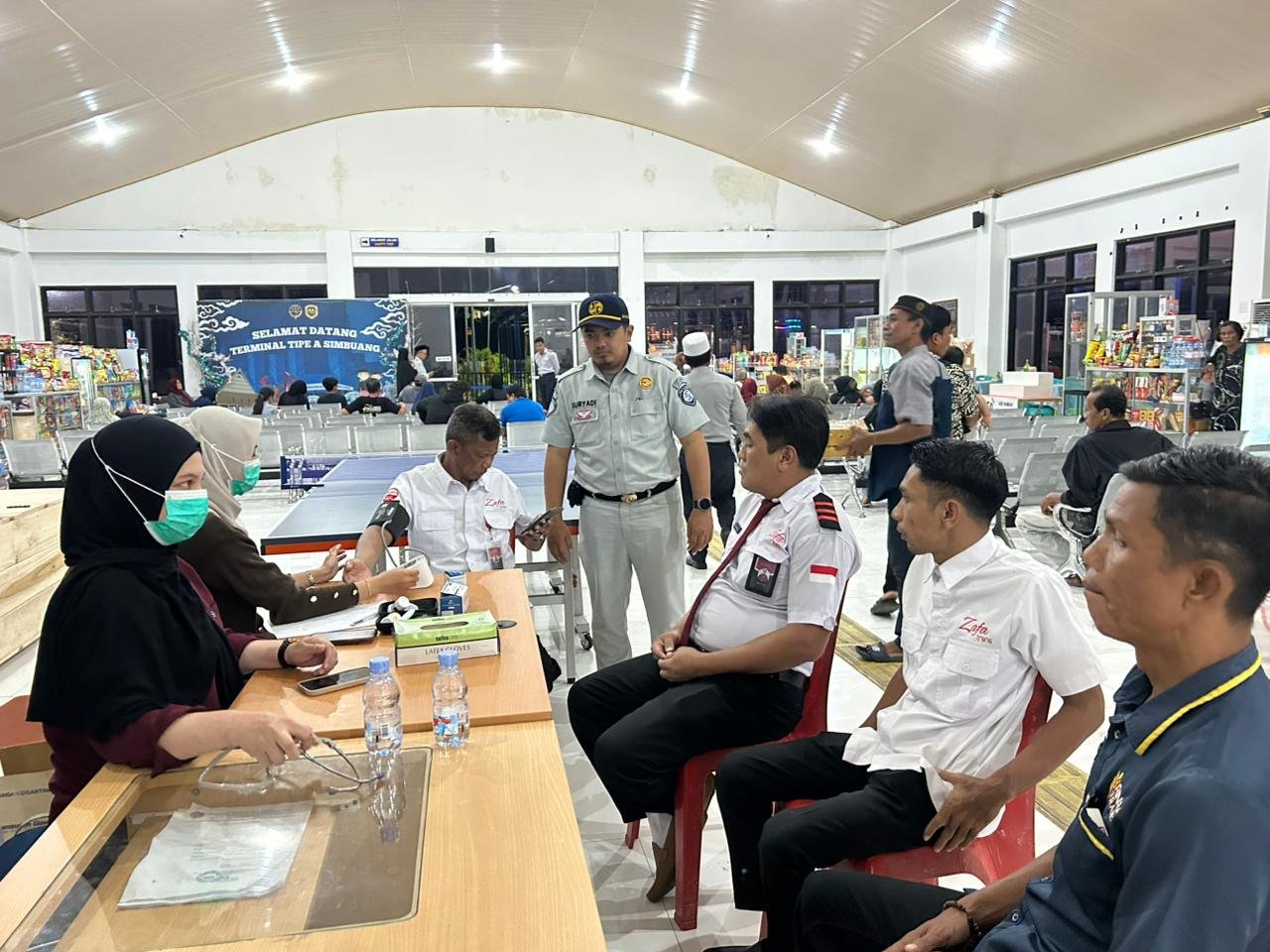 Jasa Raharja Cabang Mamuju Gelar MUKL dan Pemeriksaan Kesehatan Gratis di Terminal Simbuang