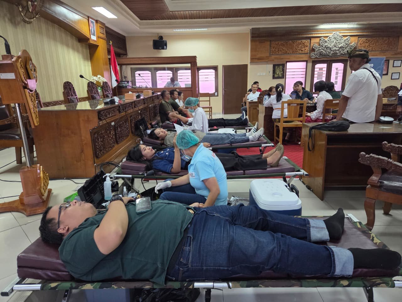 Aksi Kemanusiaan, Jasa Raharja Bali Aktif Dukung Donor Darah di Bapenda Provinsi Bali