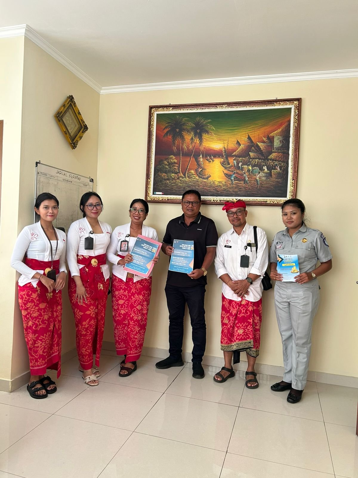 Samsat Gerai Kuta Selatan Sosialisasikan Pergub 53 dan Program Gebyar Emas di Kelurahan  Jimbaran dan Kedonganan