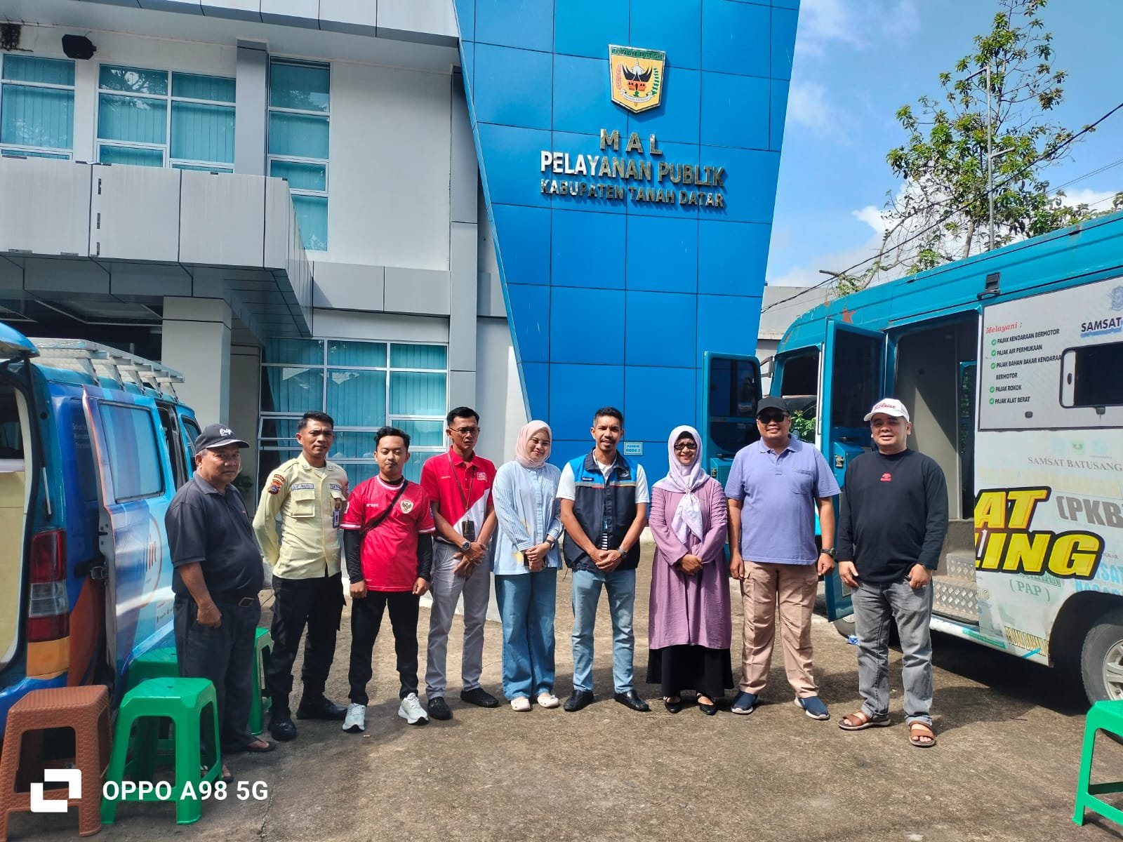 Jasa Raharja Cabang Bukittinggi Bersama Tim Pembina Samsat Laksanakan Samsat Keliling untuk Dekatkan Pelayanan kepada Masyarakat