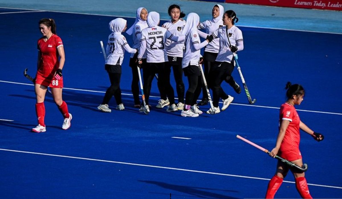 Menang Dramatis atas Singapura, Hoki Putri Indonesia Raih Peringkat Ketiga