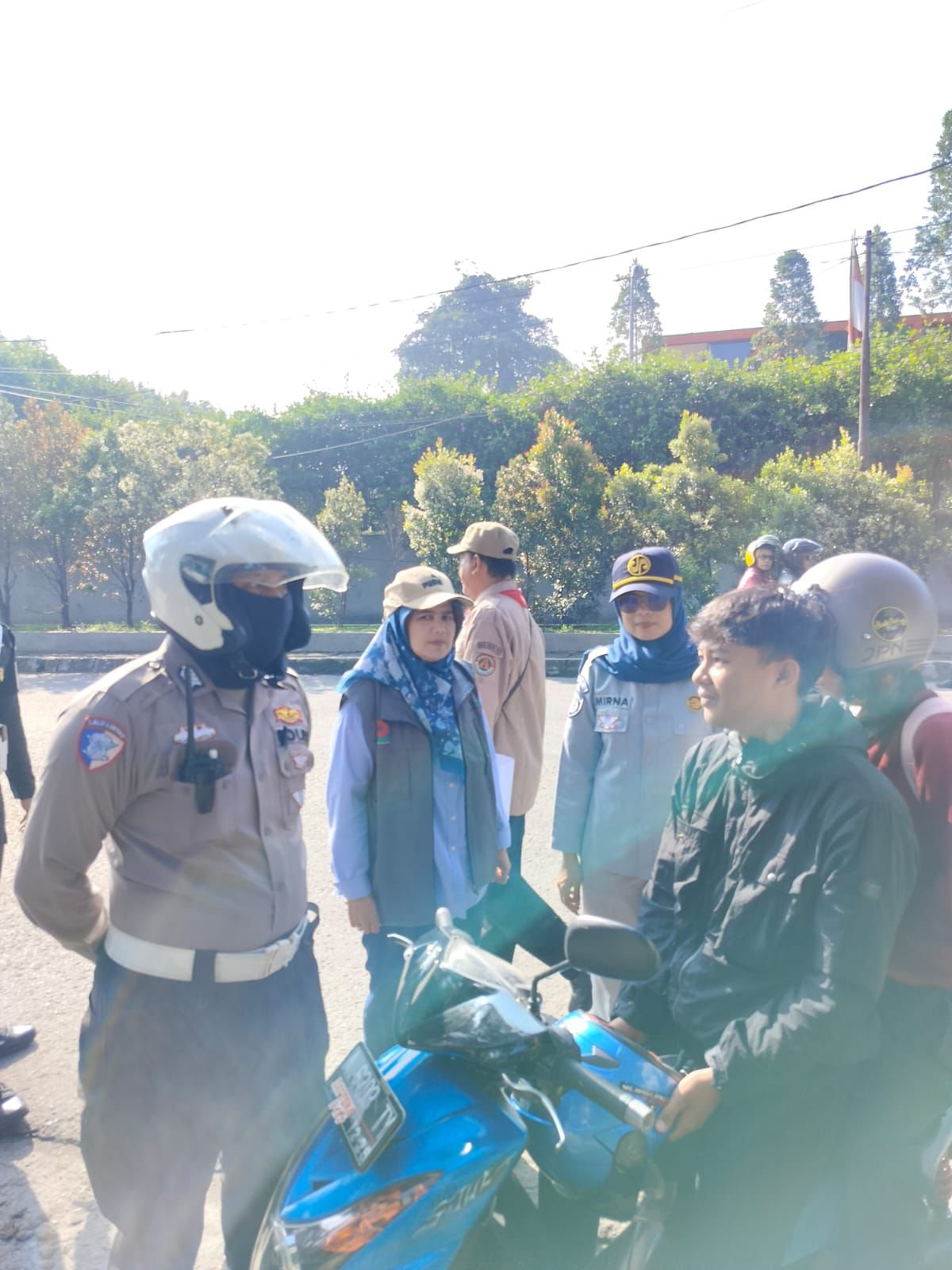 Operasi Pemeriksaan Pajak Kendaraan Bermotor oleh Jasa Raharja Kanwil Jabar dan P3DW Kabupaten Bandung II Soreang di Wilayah Kopo