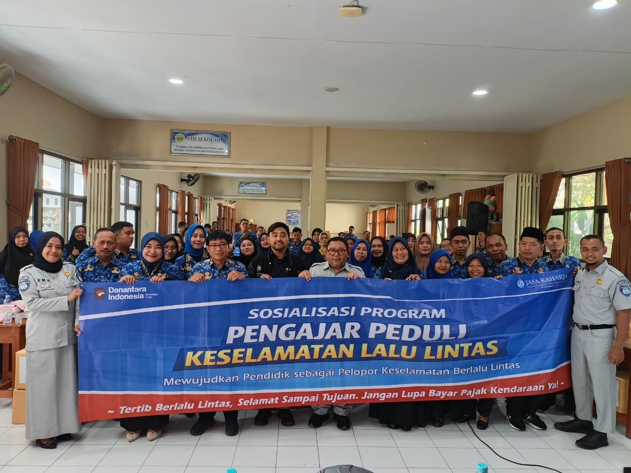 Jasa Raharja Cabang Tasikmalaya Gelar Sosialisasi Program Pengajar Peduli Keselamatan Lalu Lintas di SMA Negeri 6 Kota Tasikmalaya