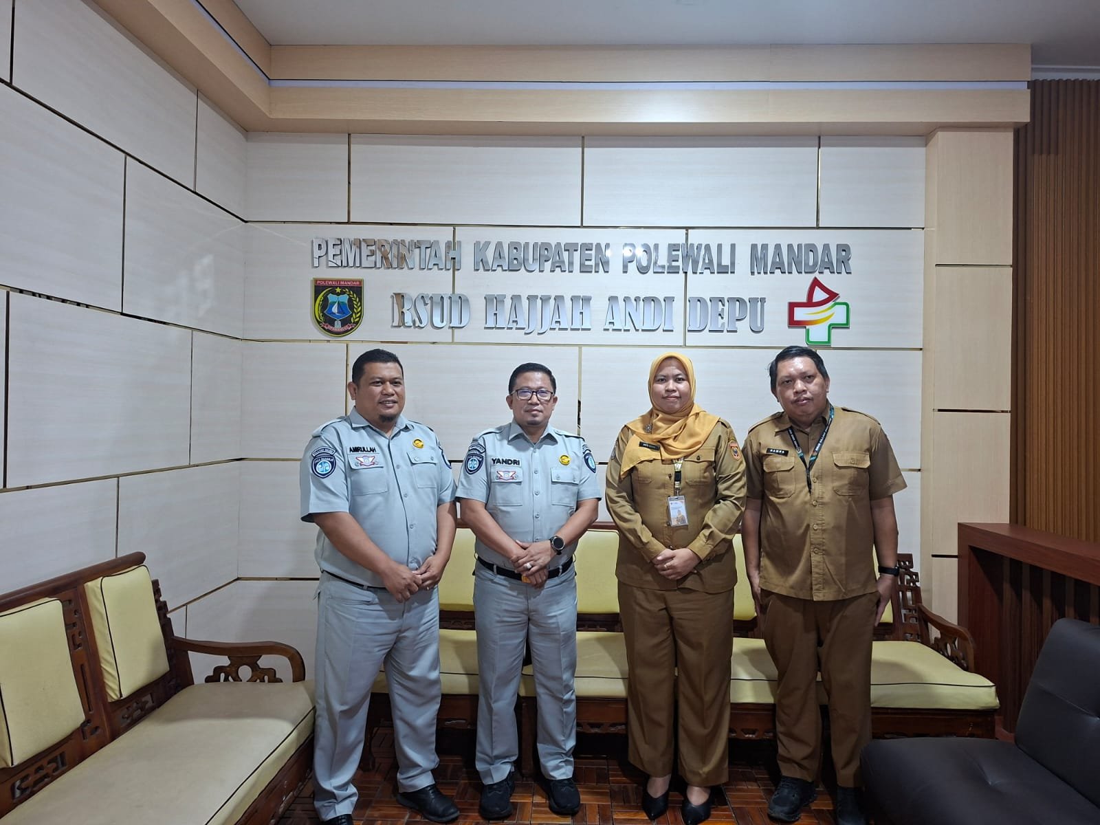 Tingkatkan Pelayanan Korban Laka, Jasa Raharja Sulsel Kunjungi RSUD Hajja Andi Depu dan Polres Polman