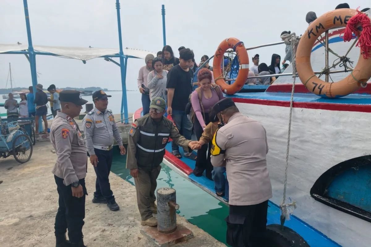 Antisipasi Lonjakan Wisatawan, Polisi Perketat Penjagaan di Sejumlah Dermaga Utama