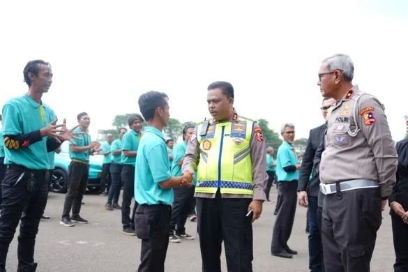 Green SM dan Korlantas Polri Bekali Pengemudi Taksi Pemahaman Safety Driving