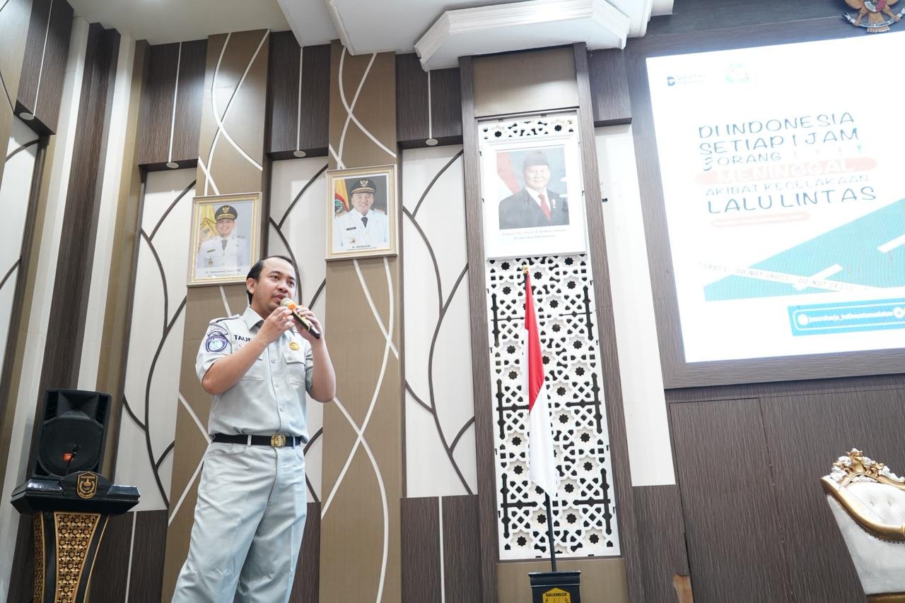Jasa Raharja Kalsel Edukasi Peserta Pemilihan Pelajar Pelopor Keselamatan Tanah Bumbu 2026