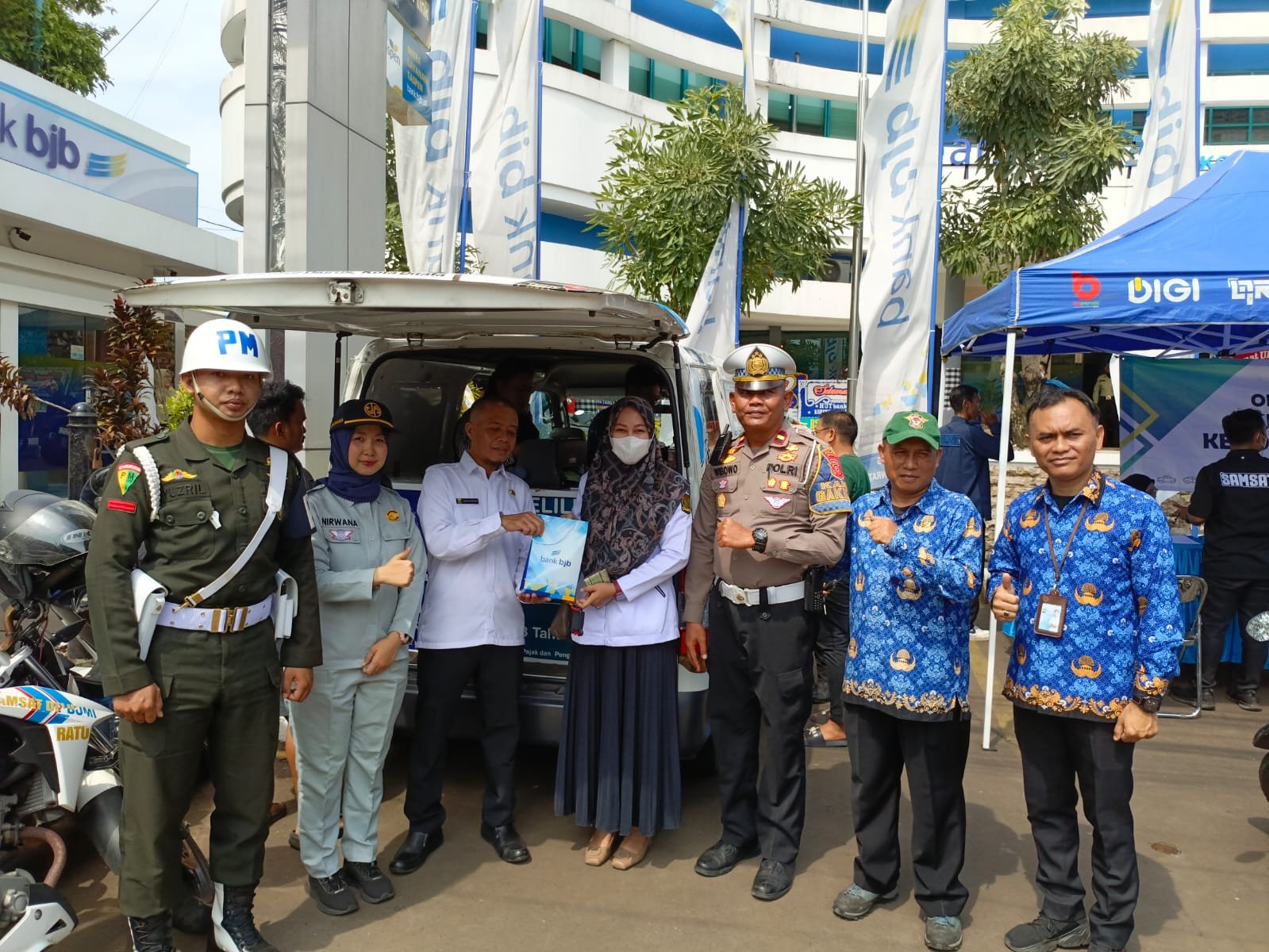 Tim Pembina Samsat Kabupaten II Palabuhanratu Gelar Operasi Gabungan, Tingkatkan Kepatuhan Pajak dan Keselamatan Berlalu Lintas
