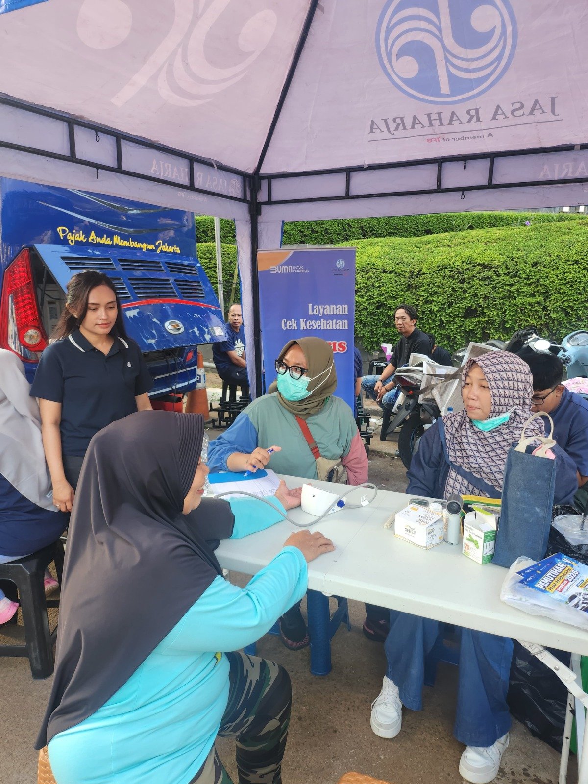Jasa Raharja Jakarta Selatan Hadir di Samsat Keliling HBKB H.R Rasuna Said, Dorong Kesadaran Pajak Kendaraan dan Keselamatan Masyarakat
