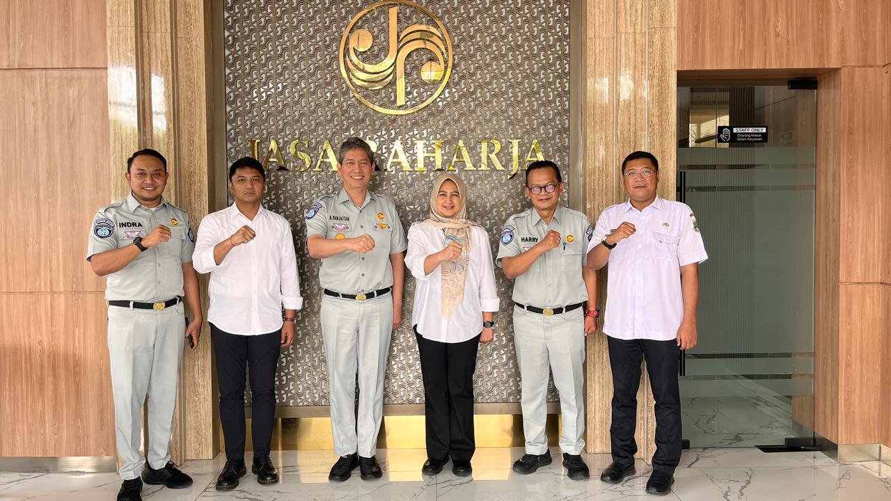 Sinergi Berkelanjutan, Bidang Renbang Bapenda Banten Kunjungi PT Jasa Raharja Kanwil Banten