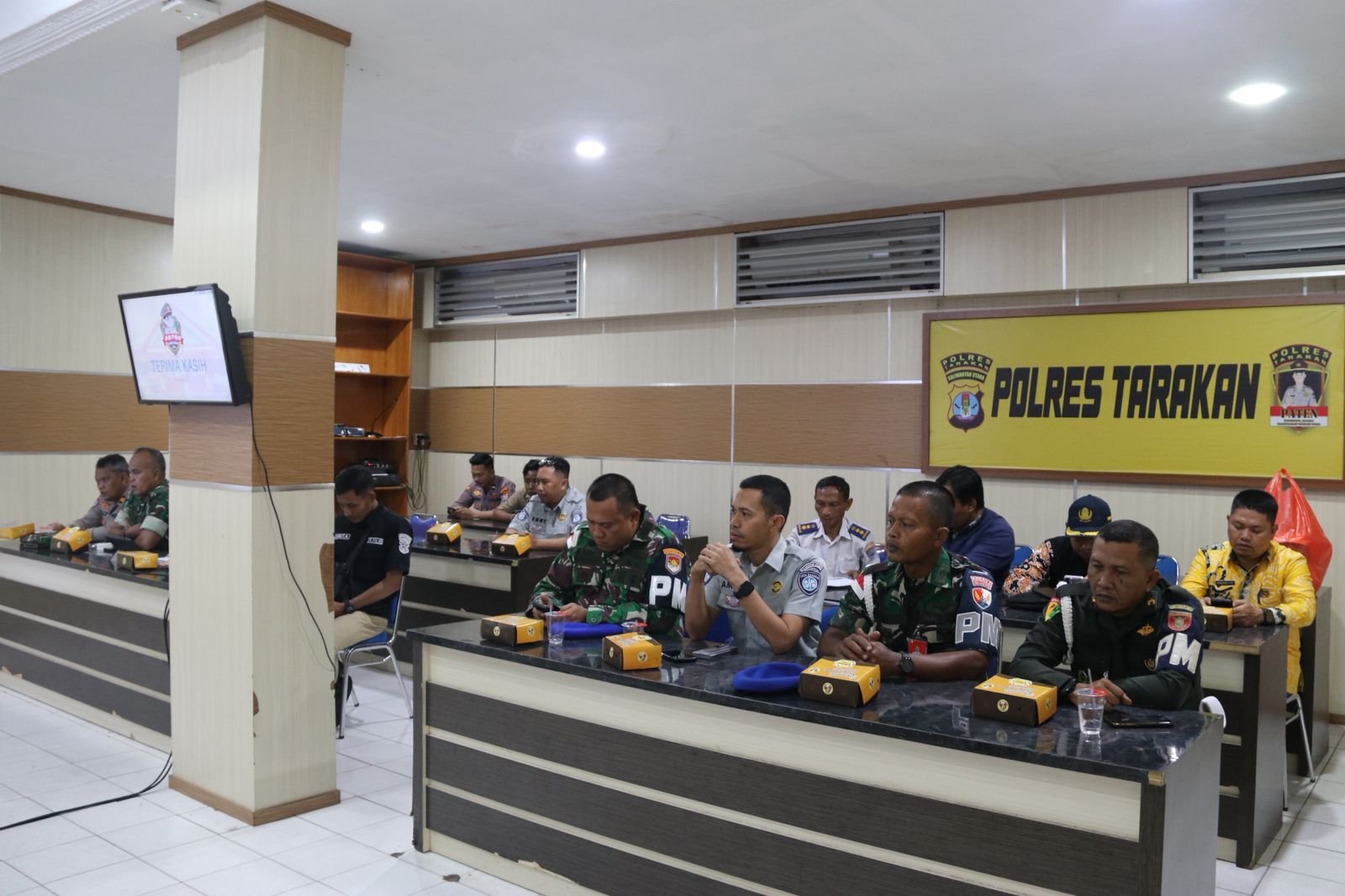 Sinergi Lintas Sektoral, Polres Tarakan Gelar Rapat Forum LLAJ Demi Wujudkan Kamseltibcarlantas yang Kondusif