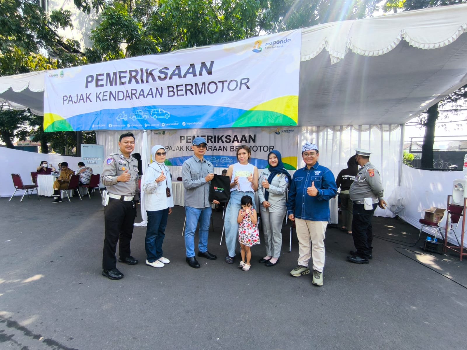 Berikan Kemudahan dan Keuntungan Bagi Wajib Pajak, Kolaborasi Jasa Raharja Bandung & Tim Pembina Samsat SoekarnoHatta Gelar Pemeriksaan PKB & SWDKLLJ, Pengobatan Gratis & Sosialisasi PPGD