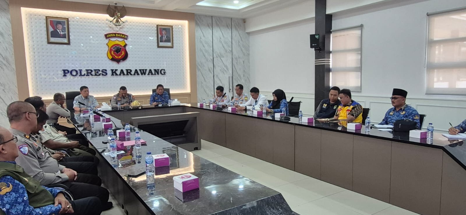 Jasa Raharja Dukung Penguatan Kolaborasi Lintas Instansi Melalui Forum Komunikasi Lalu Lintas Di Polres Karawang