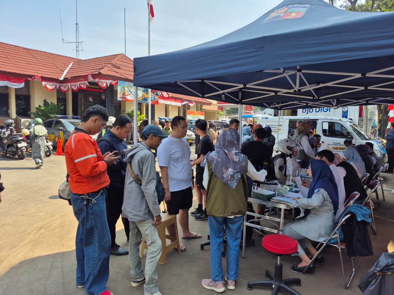 Operasi Gabungan PT Jasa Raharja (Persero) Cabang Bogor Bersama Tim Pembina Samsat Kota Bogor Tingkatkan Kesadaran Masyarakat akan Kepatuhan Administrasi Kendaraan