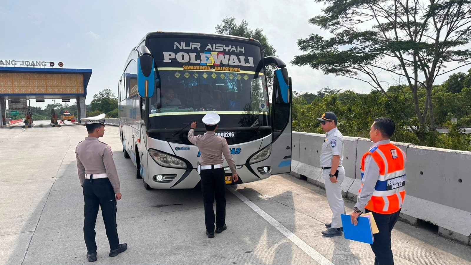 Wujudkan Angkutan Umum Berkeselamatan, Jasa Raharja Ikuti Kegiatan Rampcheck Angkutan Umum di Balikpapan