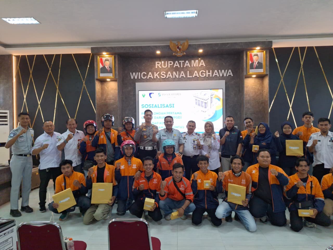 Perkuat Respons Penanganan Kecelakaan, Jasa Raharja Sumbawa Sosialisasikan PPGD dan JRku Lapor Laka