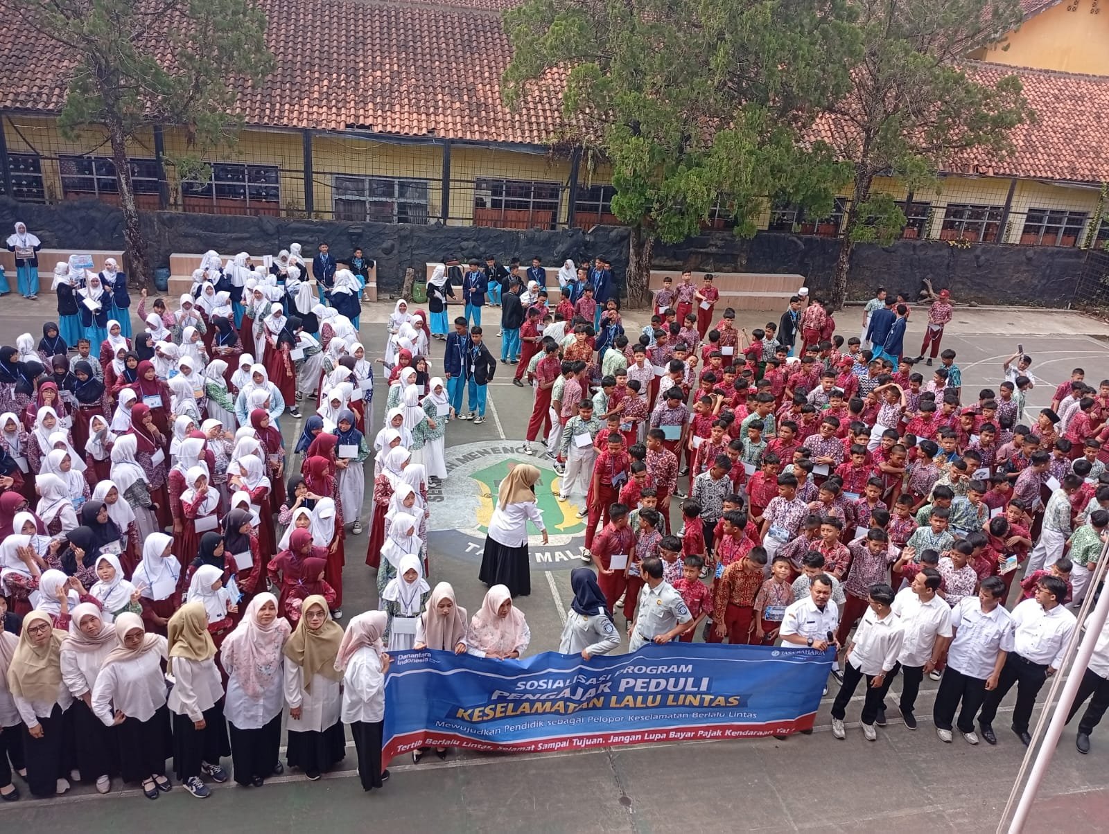 Jasa Raharja Cabang Tasikmalaya Sosialisasikan Keselamatan Berlalu Lintas pada Kegiatan MPLS di SMP Negeri 5 Kota Tasikmalaya