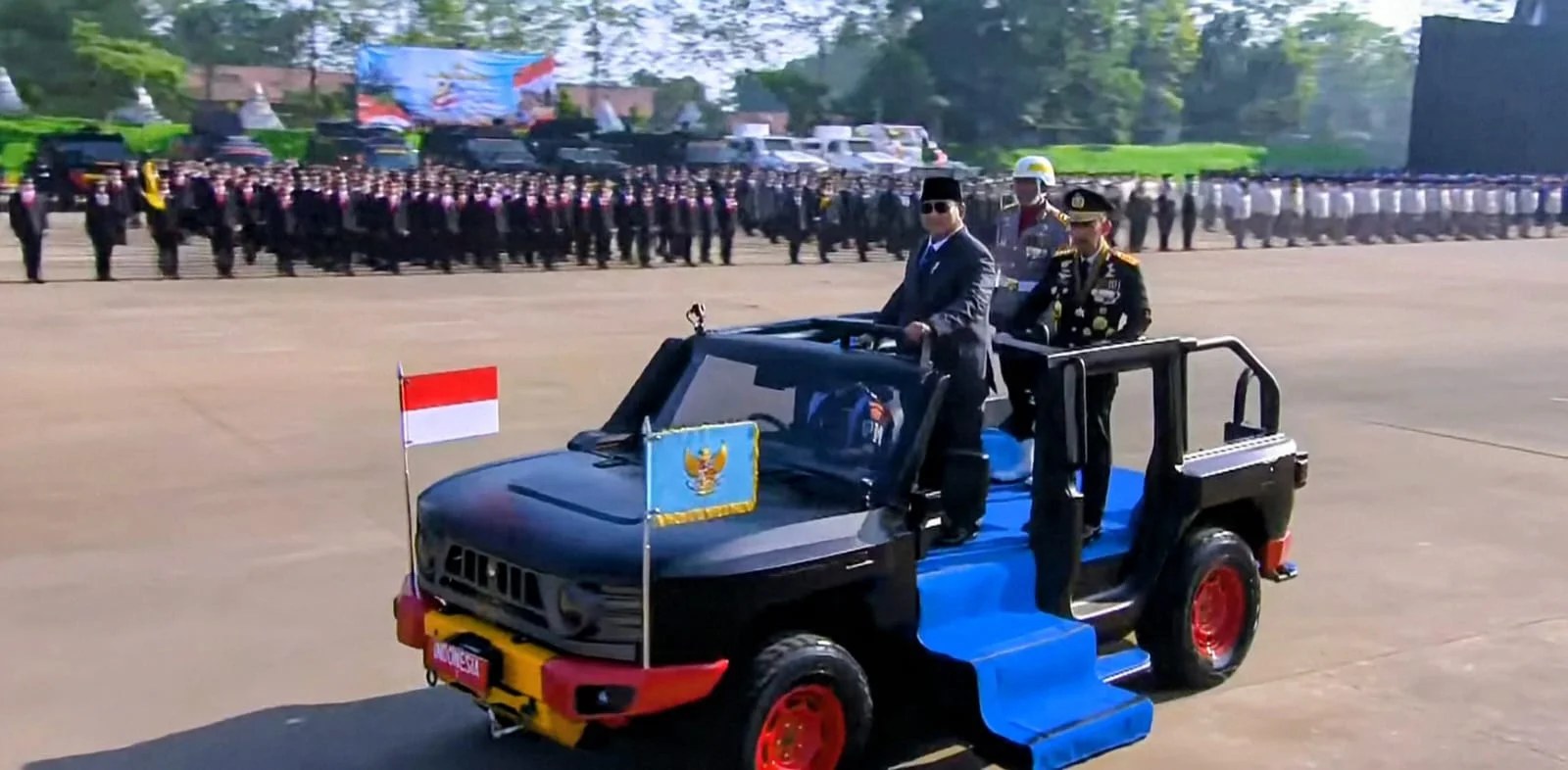 Presiden Prabowo Subianto Pimpin Langsung Upacara Hari Bhayangkara ke-80