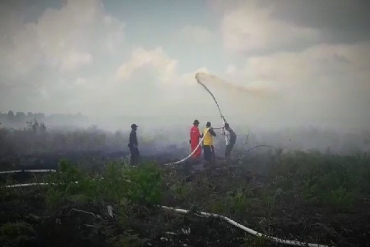 Atasi Kebakaran Lahan di Bangka Tengah, BNPB Kirim Truk Tangki Air