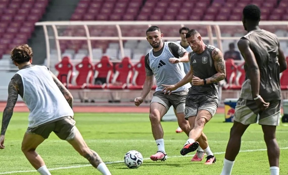 Jelang Duel di Jakarta, Aston Villa Jajal Rumput GBK Bersama John McGinn dan Garnacho