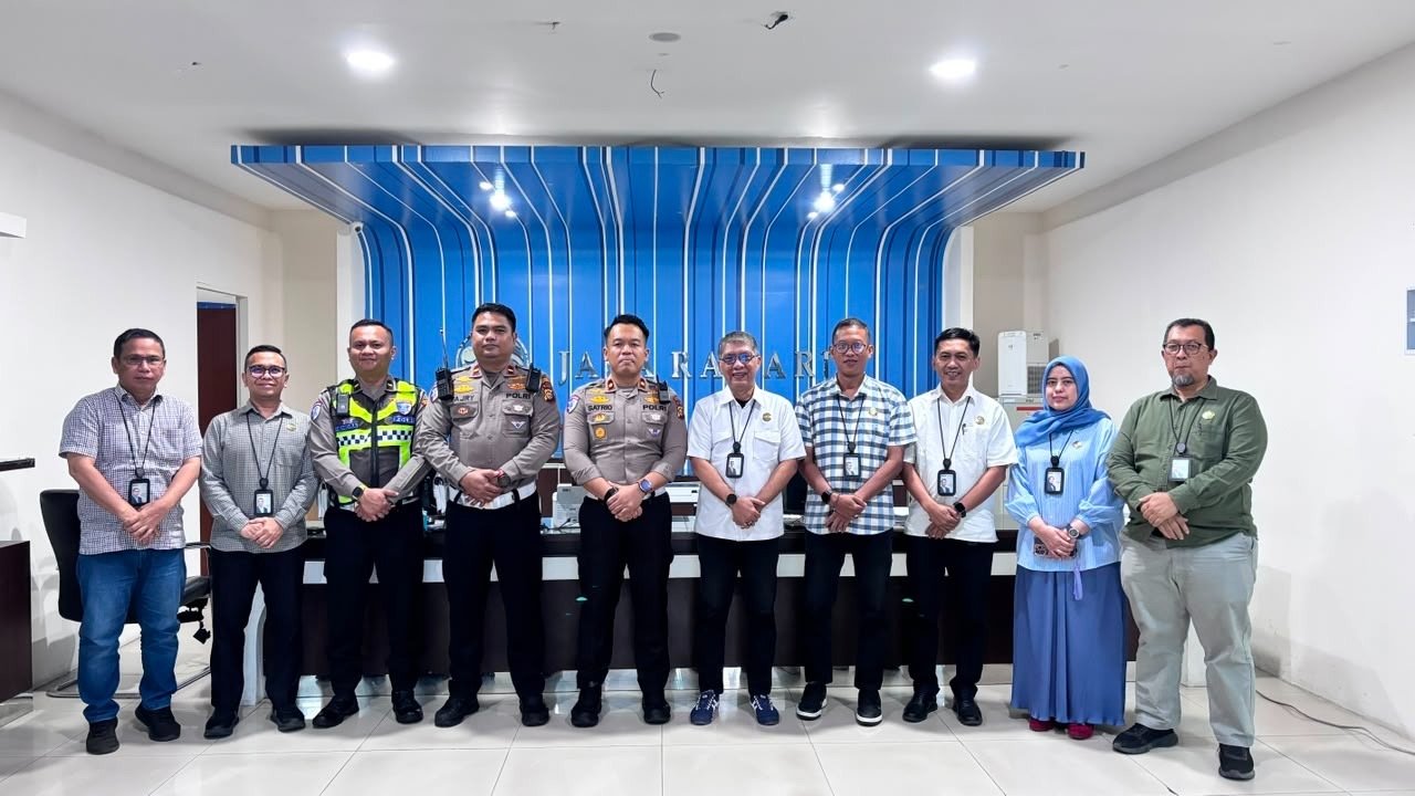 Satlantas Polresta Pekanbaru Perkuat Sinergi dengan Jasa Raharja Riau untuk Tingkatkan Keselamatan Berlalu Lintas