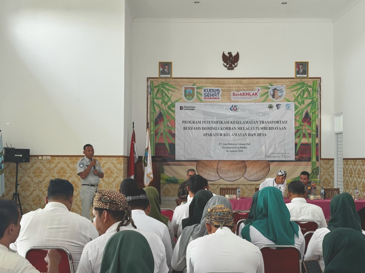 Jasa Raharja Cabang Pati Perkuat Agen Keselamatan Transportasi di Kecamatan Kota Kudus