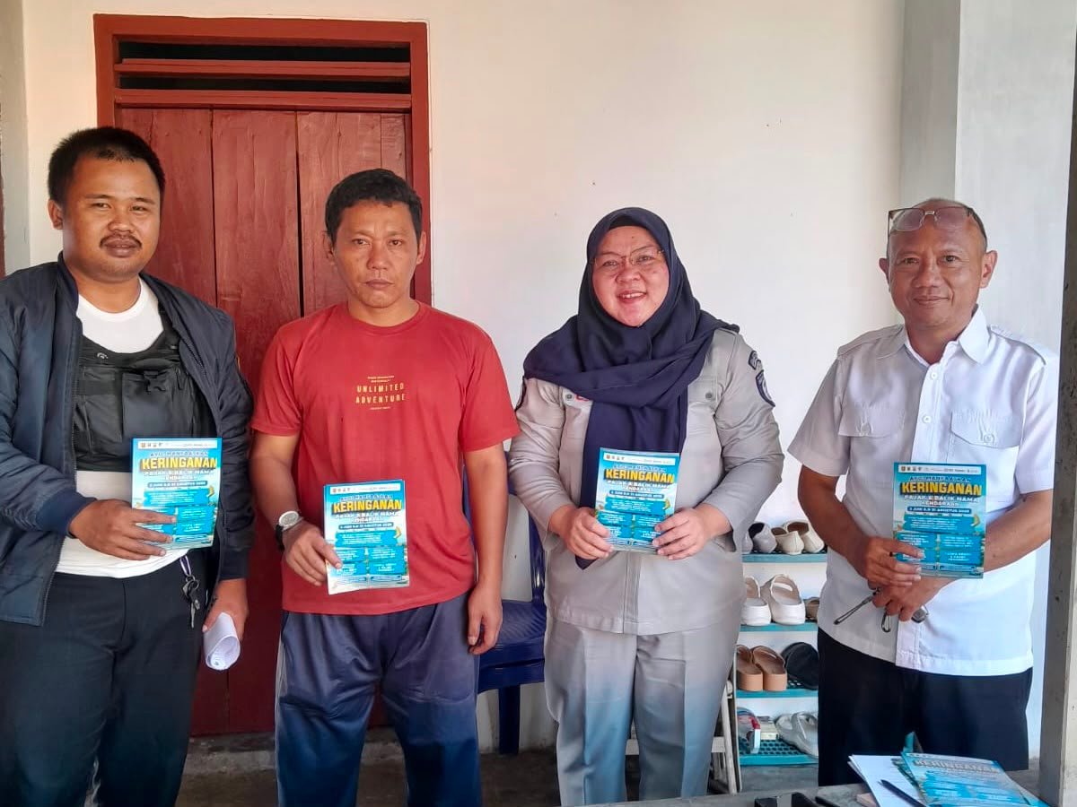 PJ Samsat Metro Laksanakan Door to Door Gaspoll, Sampaikan Nota Tagihan dan Sosialisasikan Program Keringanan PKB