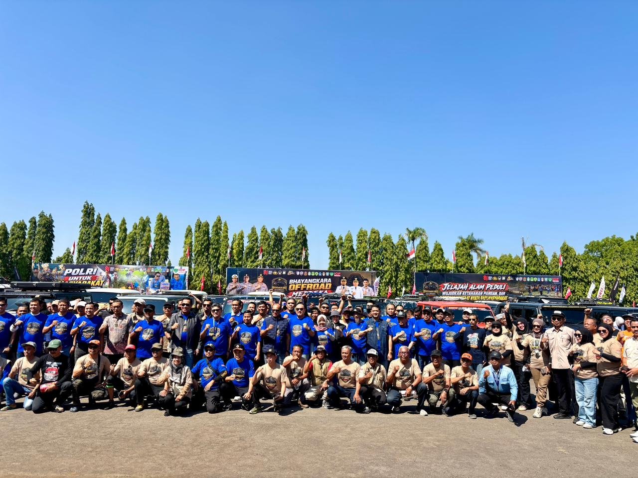 Semarakkan HUT ke-81 RI, Kakanwil Jasa Raharja Sulsel Hadiri Pelepasan Bhayangkara Off Road Merdeka Seri V 2026