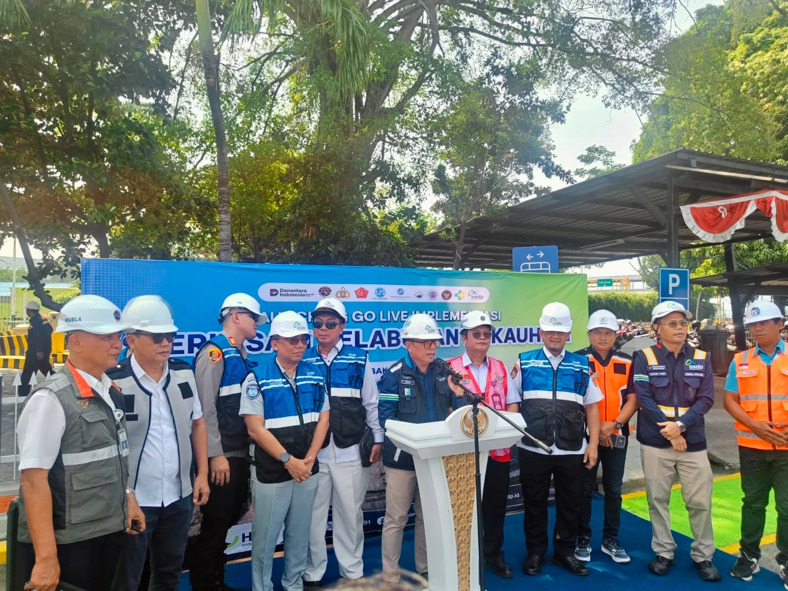 Perkuat Keselamatan Transportasi Penyeberangan, Jasa Raharja Lampung Hadiri Go Live Pengendalian Akses Pelabuhan Bakauheni