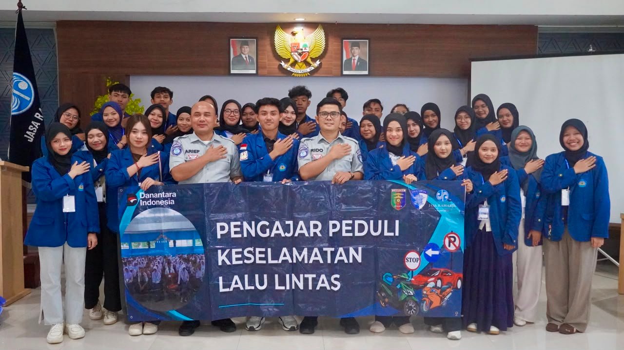 Jasa Raharja Lampung Perluas Edukasi Pelayanan Publik dan Keselamatan Transportasi melalui Kunjungan HIMATIKA Unila