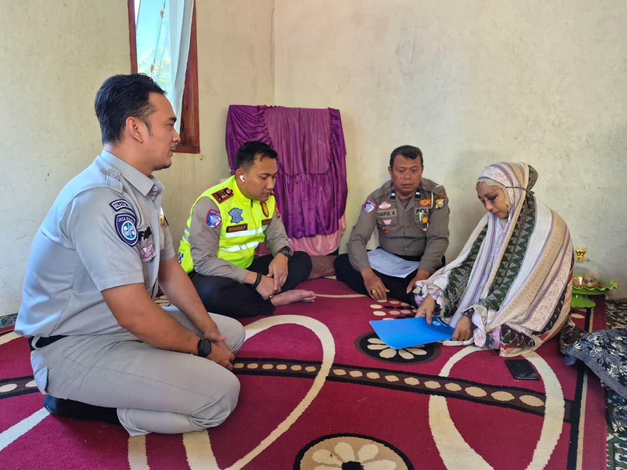 Gerak Cepat Jasa Raharja Watampone, Serahkan Santunan Korban Kecelakaan di Kabupaten Bone