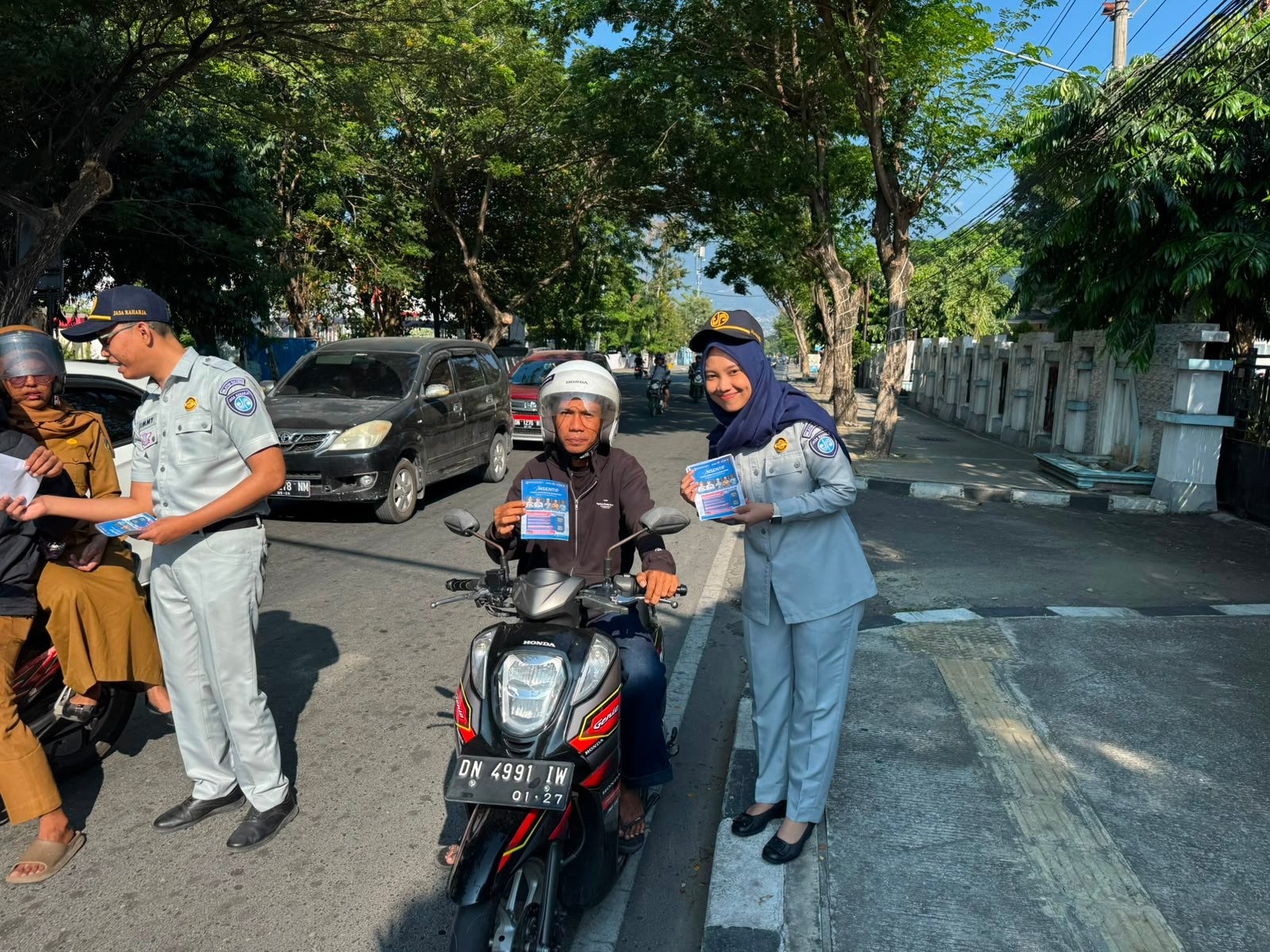 Jasa Raharja Kantor Wilayah Sulawesi Tengah Gencarkan Sosialisasi Program Insentif Pajak Kendaraan Bermotor