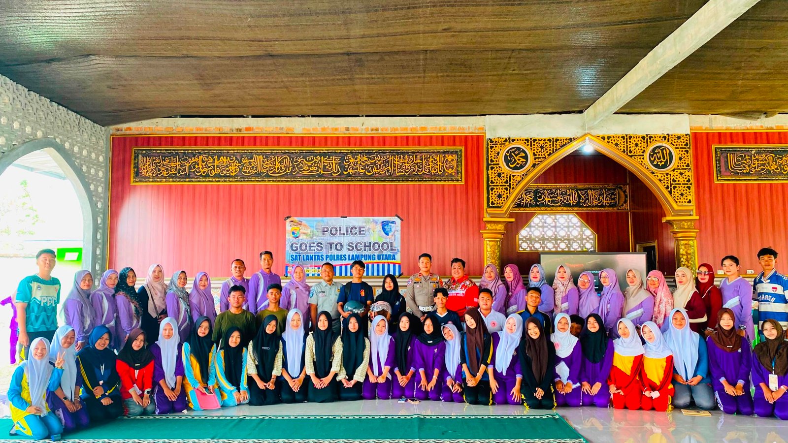 Jasa Raharja Edukasi Pelajar SMAN 1 Sungkai Utara tentang Keselamatan Lalu Lintas