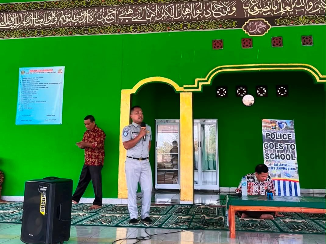 Jasa Raharja Kotabumi Dorong Peran Pengajar Cegah Kecelakaan Lalu Lintas di MT 3 Lampung Utara
