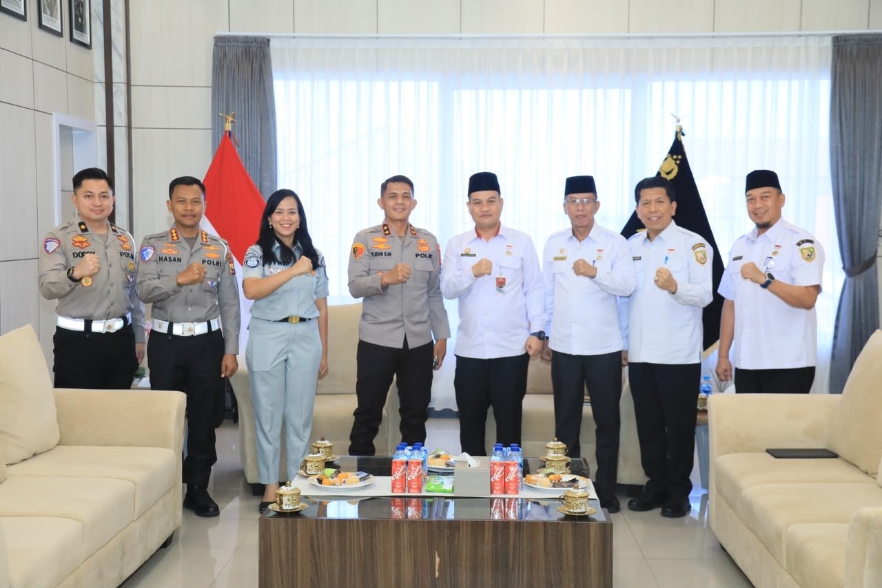 Tim Pembina Samsat Audiensi Bersama Kapolda Bengkulu, Bahas Inovasi Penguatan Pelayanan Kesamsatan