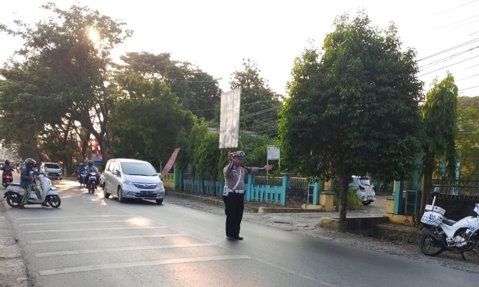 Jasa Raharja dan Satlantas Polres Tapin Gelar Safety Campaign, Ajak Masyarakat Utamakan Keselamatan Berlalu Lintas