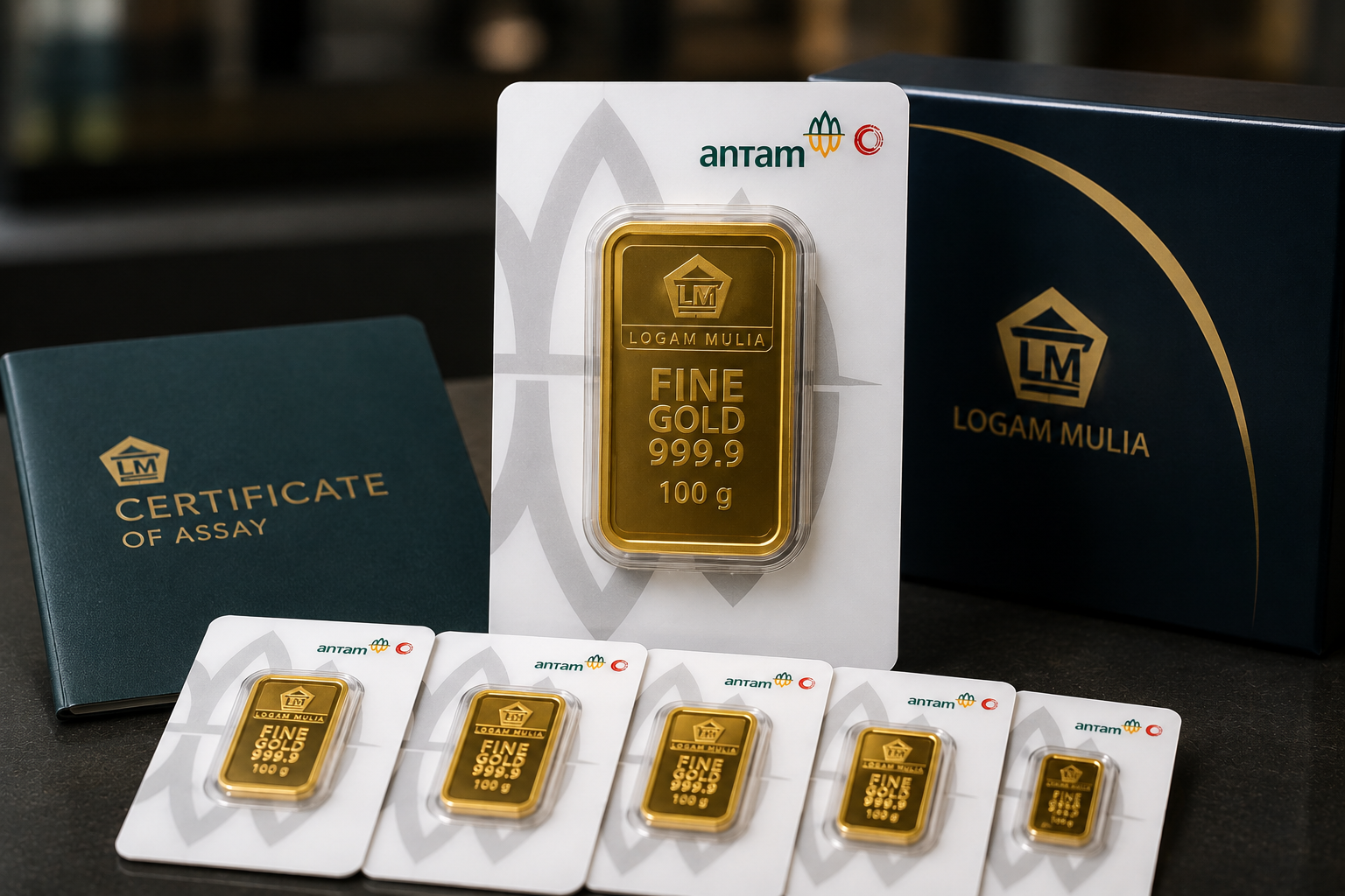 Harga Emas Antam Hari Ini Turun Rp48.000 Jadi Rp2,67 Juta per Gram